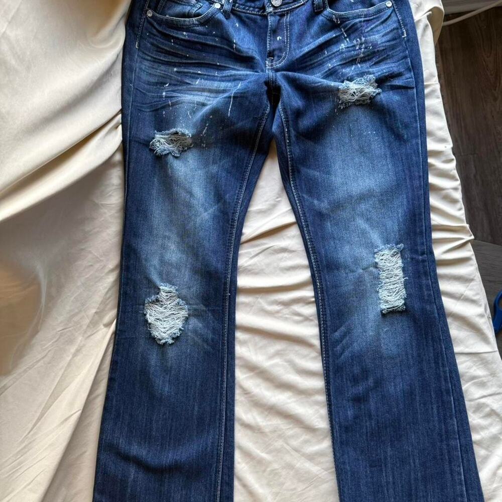 Almost famous blue jeans with